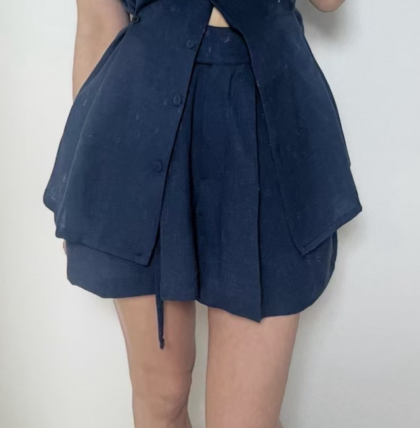 PERI.MI韓國代購㊣女裝新品25春夏熱賣真品休閑時尚人氣短褲PERI.MI短褲圖色3