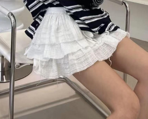 PERI.MI東大門㊣代購女裝新款推薦25春夏時尚休閑職業短裙PERI.MI短裙圖色1