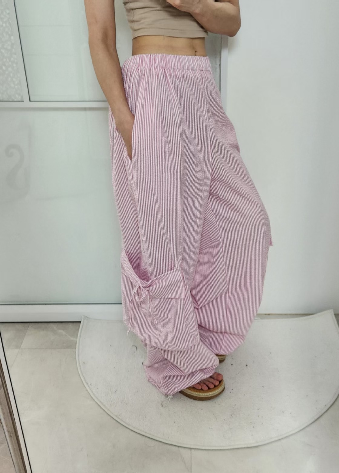 PERI.MI東大門㊣直郵女士新款時尚熱賣25春夏人氣職業休閑褲PERI.MI休閑褲