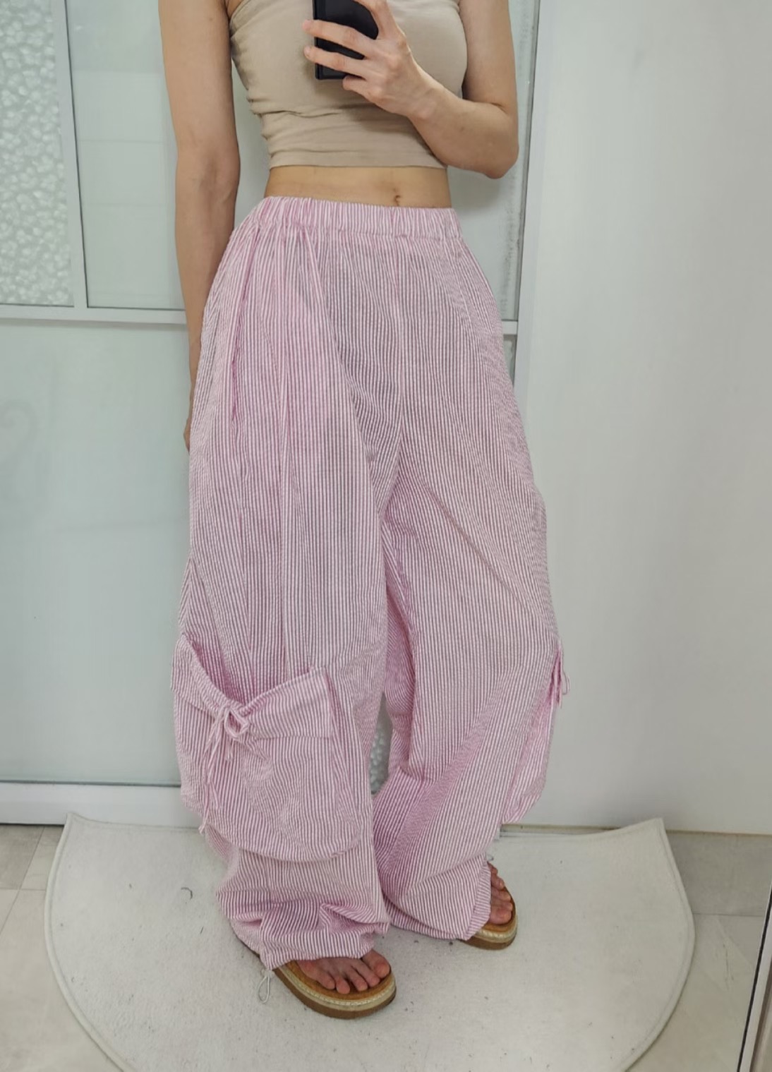 PERI.MI東大門㊣直郵女士新款時尚熱賣25春夏人氣職業休閑褲PERI.MI休閑褲