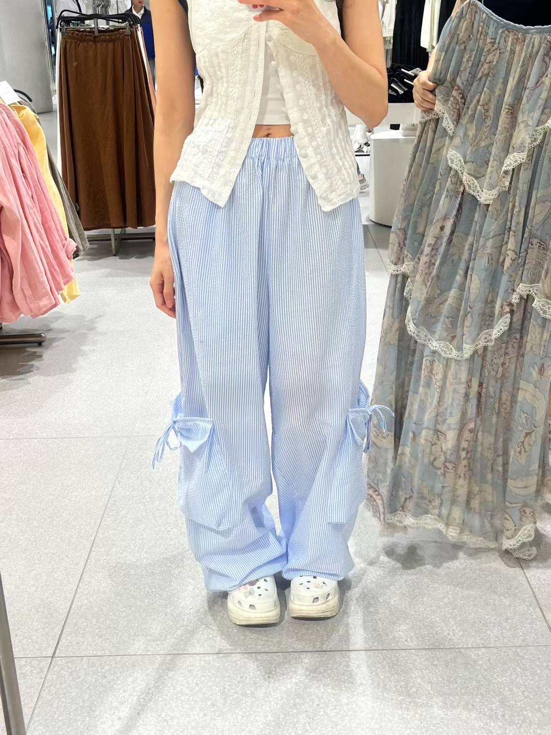 PERI.MI東大門㊣直郵女士新款時尚熱賣25春夏人氣職業休閑褲PERI.MI休閑褲圖色2