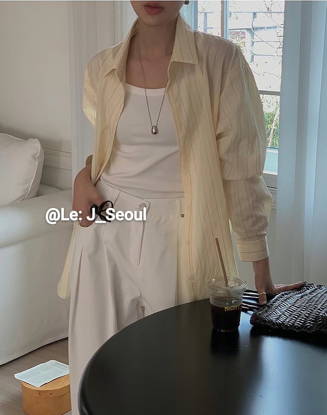 LEJ SEOUL韓國代購㊣女裝新款熱賣推薦職業人氣襯衫蕾絲衫LEJ SEOUL襯衫/蕾絲衫