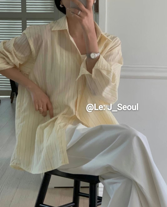 LEJ SEOUL韓國代購㊣女裝新款熱賣推薦職業人氣襯衫蕾絲衫LEJ SEOUL襯衫/蕾絲衫圖色3