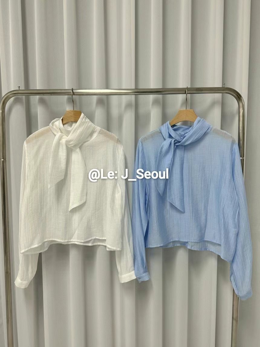 LEJ SEOUL韓國直郵㊣女裝新品休閑25春夏時尚職業襯衫蕾絲衫LEJ SEOUL襯衫/蕾絲衫