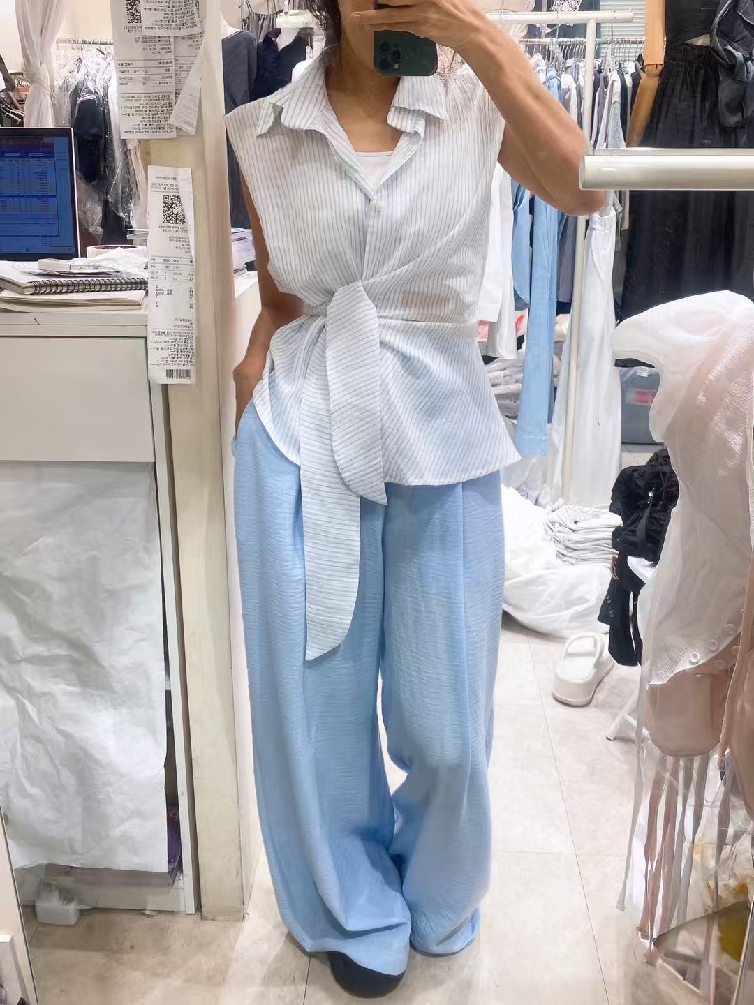 PERI.MI東大門㊣代購女裝新款25春夏休閑時尚推薦人氣馬甲PERI.MI馬甲