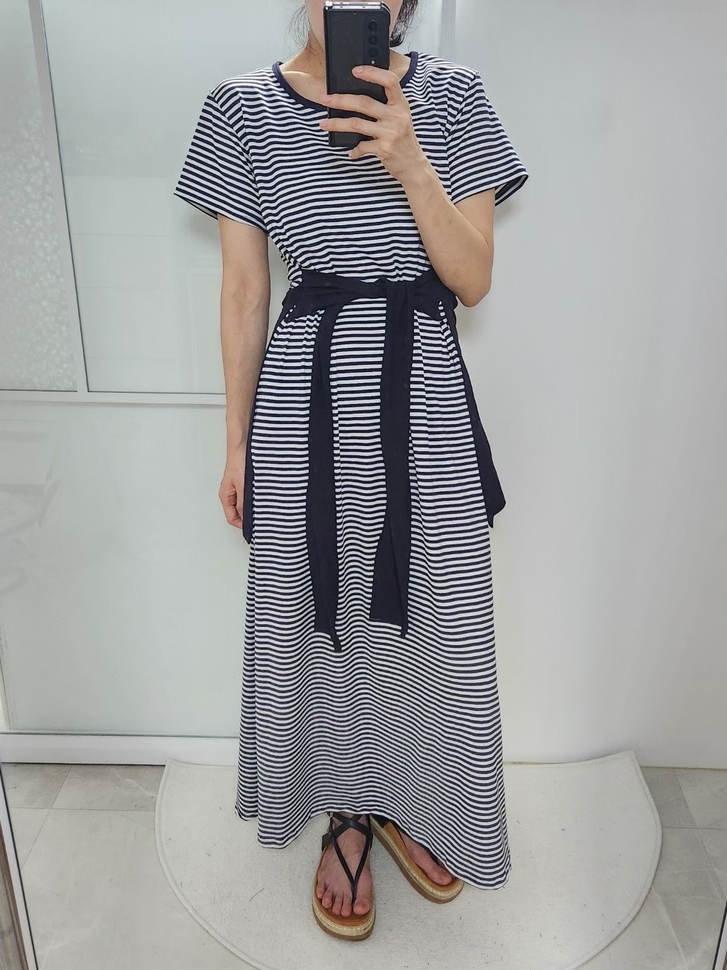 PERI.MI韓國代購㊣女裝新品休閑25春夏職業時尚人氣連衣裙PERI.MI連衣裙