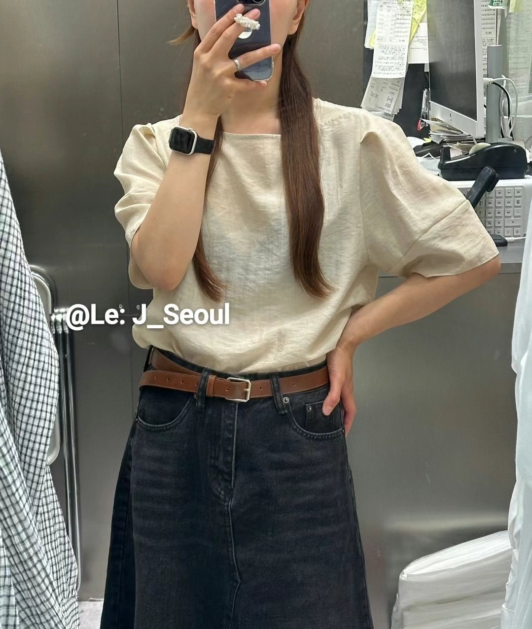 LEJ SEOUL東大門㊣實拍女士新品推薦人氣真品職業襯衫蕾絲衫LEJ SEOUL襯衫/蕾絲衫圖色3