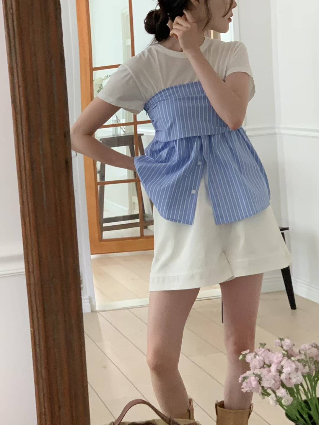 CALLMYNAME東大門㊣代購女士新款休閑時尚吊帶背心不含內搭Call my name吊帶/背心圖色2
