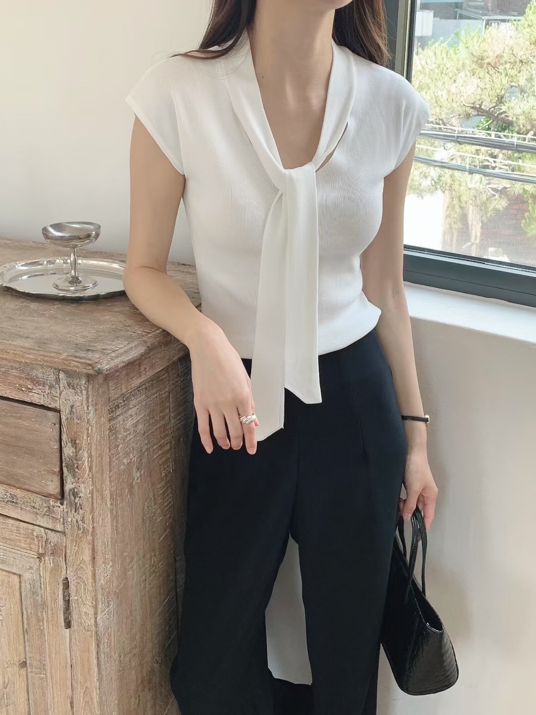 AT THIS MOMENT韓國代購㊣女裝新款推薦職業時尚熱賣針織衫AT THIS MOMENT針織衫
