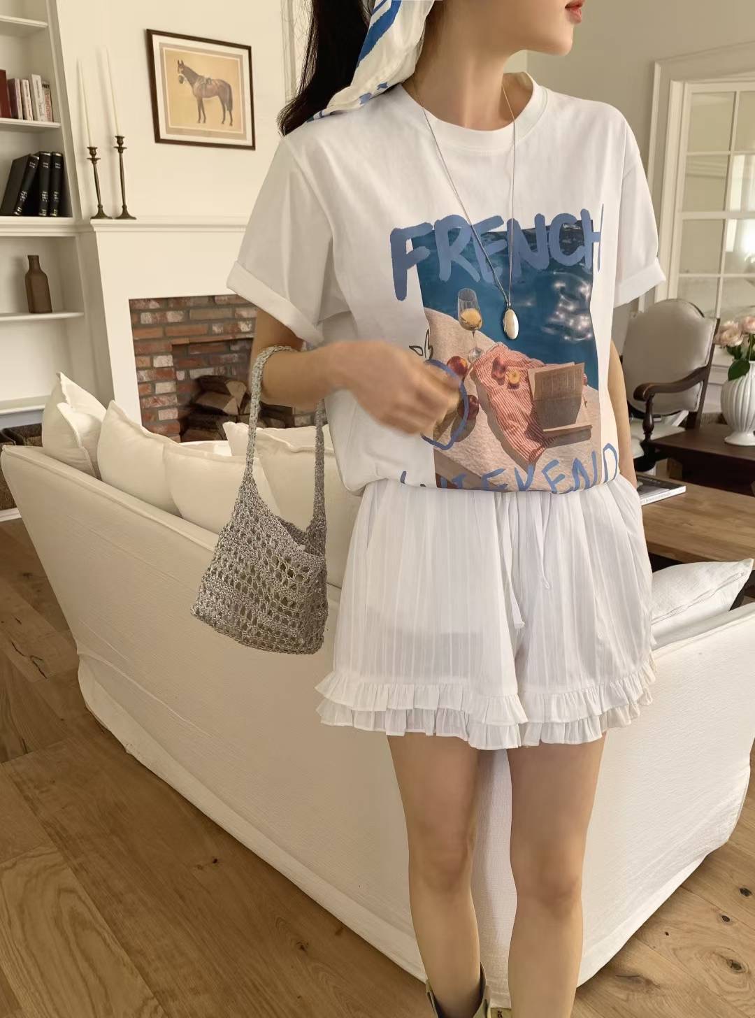 CALLMYNAME韓國直郵㊣女士新品推薦時尚25春夏人氣職業休閑T恤Call my nameT恤