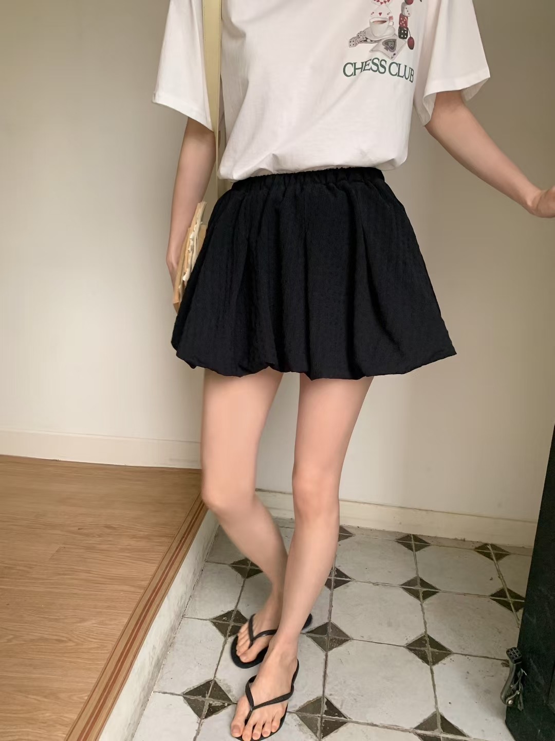 CALLMYNAME韓國直郵㊣女裝新款25春夏人氣熱賣休閑職業短裙Call my name短裙