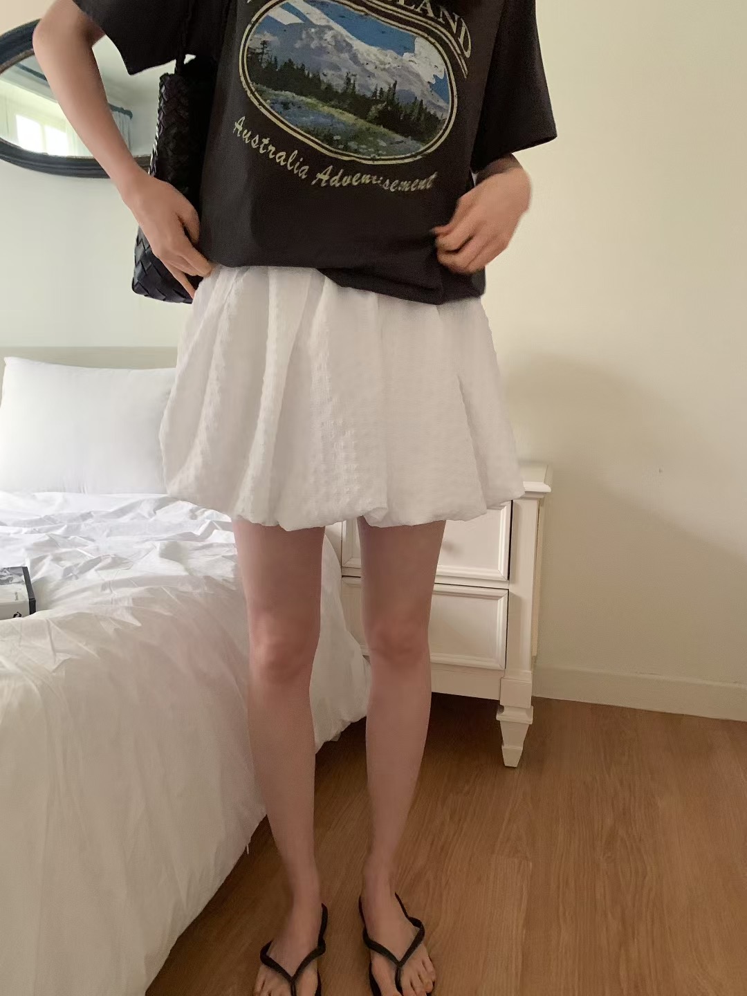 CALLMYNAME韓國直郵㊣女裝新款25春夏人氣熱賣休閑職業短裙Call my name短裙圖色2