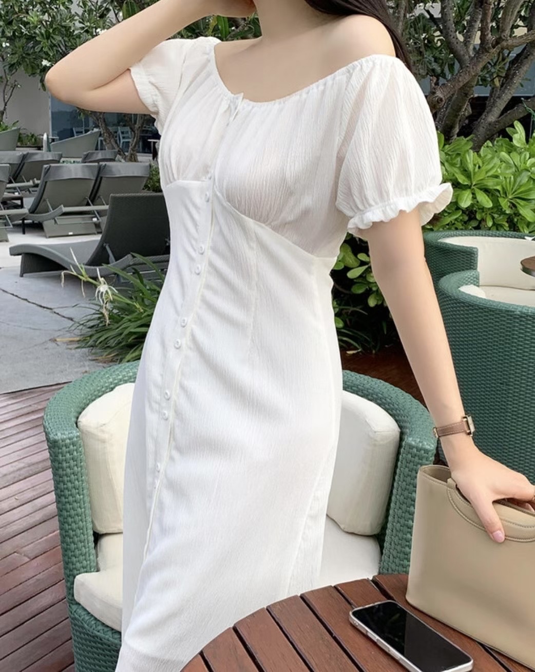 AT THIS MOMENT韓國代購㊣女裝新品推薦休閑25春夏連衣裙AT THIS MOMENT連衣裙