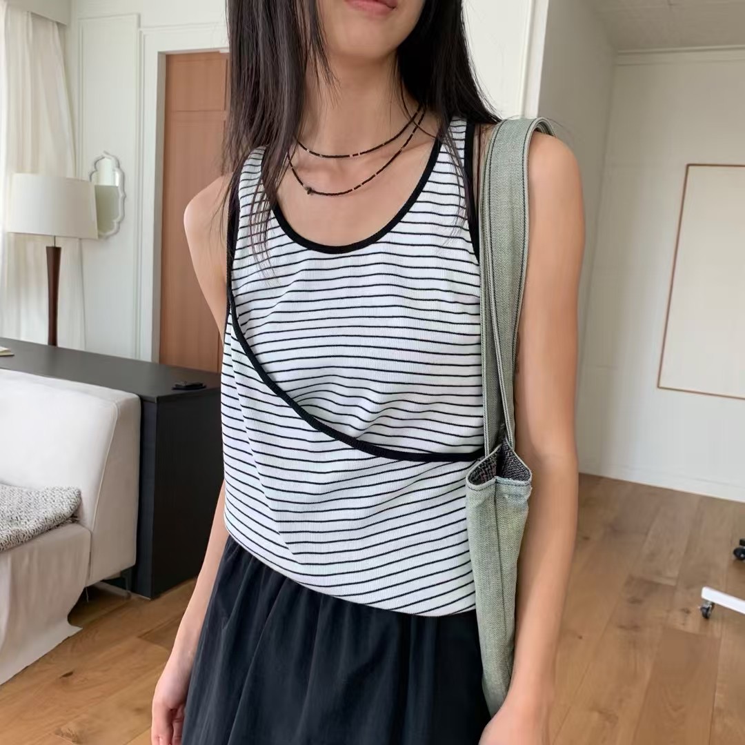 BIRTHDAY-OT東大門㊣代購女裝新款25春夏真品時尚吊帶背心BIRTHDAY-OT吊帶/背心圖色3