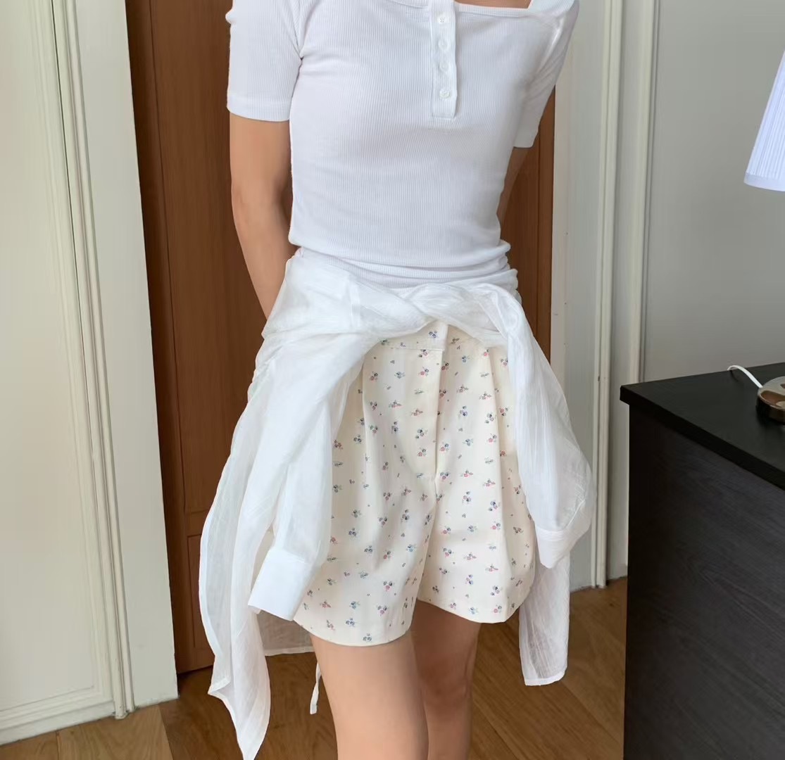 BIRTHDAY-OT韓國代購㊣女裝新款職業熱賣人氣休閑真品短褲BIRTHDAY-OT短褲