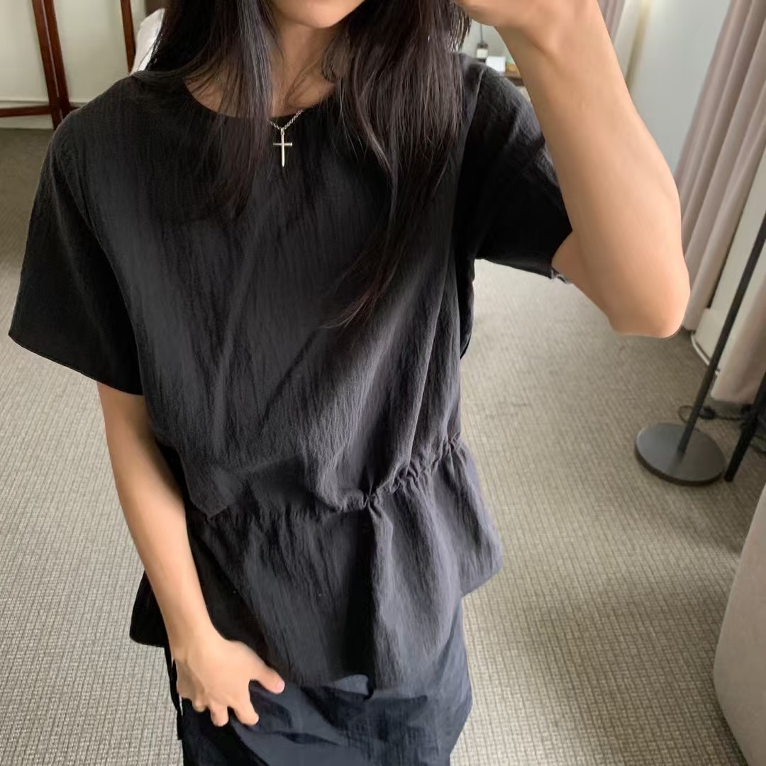 BIRTHDAY-OT東大門㊣實拍女士新品休閑時尚襯衫蕾絲衫兔子BIRTHDAY-OT襯衫/蕾絲衫