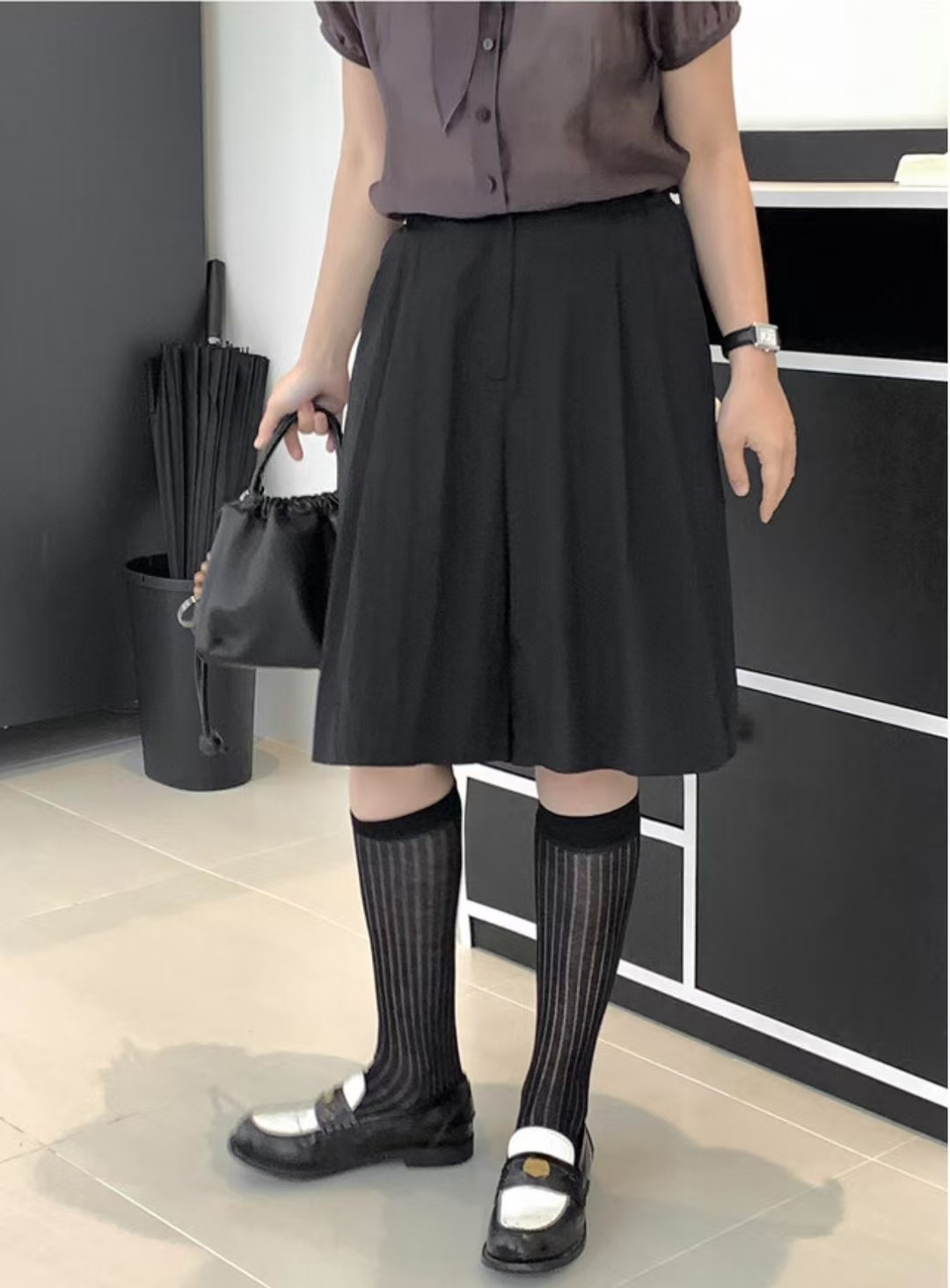 BIRTHDAY-OT東大門㊣直郵女裝新品25春夏真品推薦短褲綁帶BIRTHDAY-OT短褲