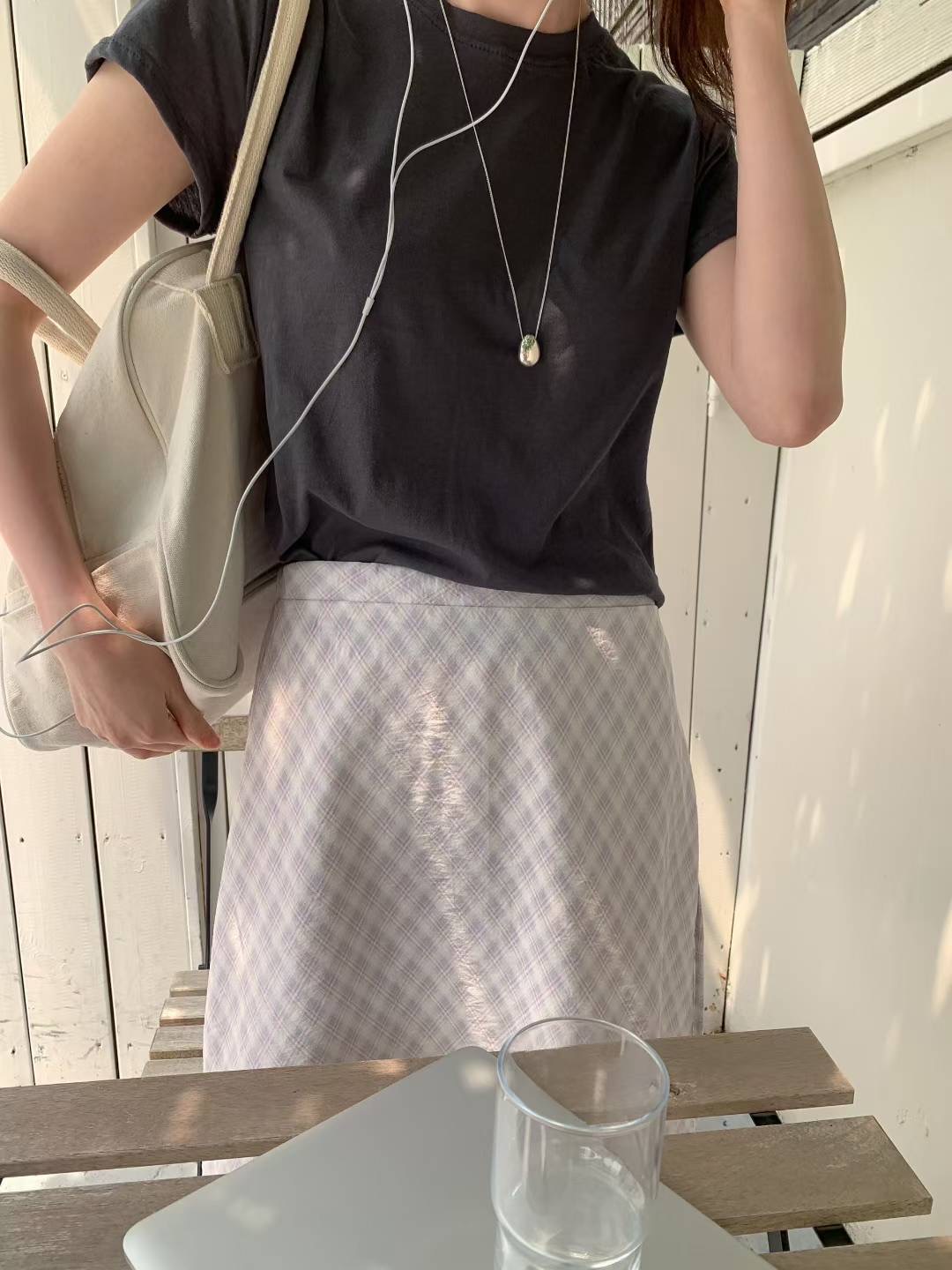CALLMYNAME東大門㊣實拍女裝新品真品時尚熱賣職業推薦T恤柔軟Call my nameT恤圖色2