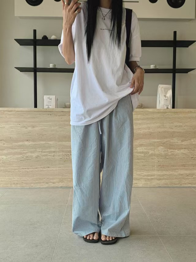 BIRTHDAY-OT東大門㊣代購女士新品人氣休閑推薦休閑褲綁帶BIRTHDAY-OT休閑褲