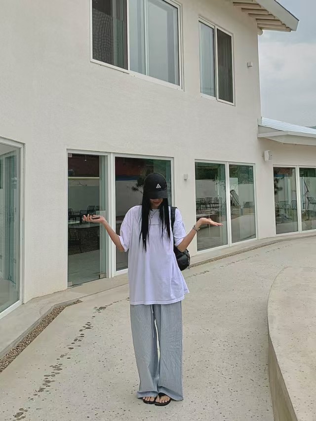 BIRTHDAY-OT東大門㊣代購女士新品人氣休閑推薦休閑褲綁帶BIRTHDAY-OT休閑褲