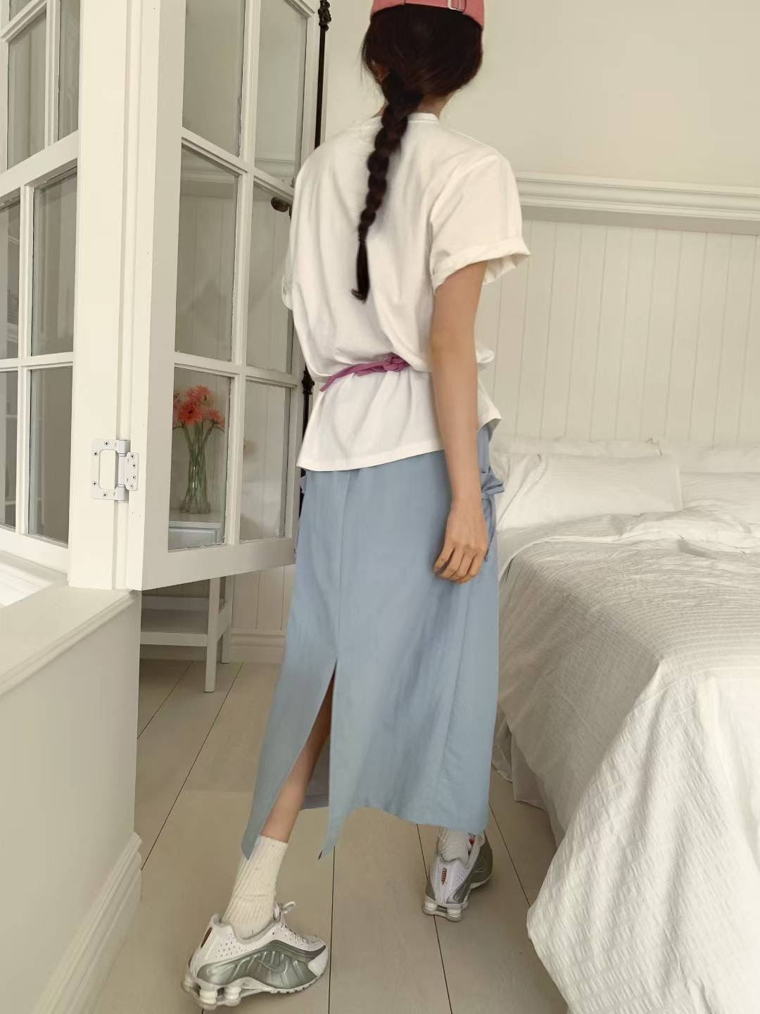 CALLMYNAME東大門㊣代購女士新品25春夏職業真品休閑時尚長裙Call my name長裙