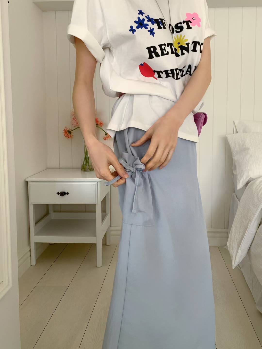 CALLMYNAME東大門㊣代購女士新品25春夏職業真品休閑時尚長裙Call my name長裙