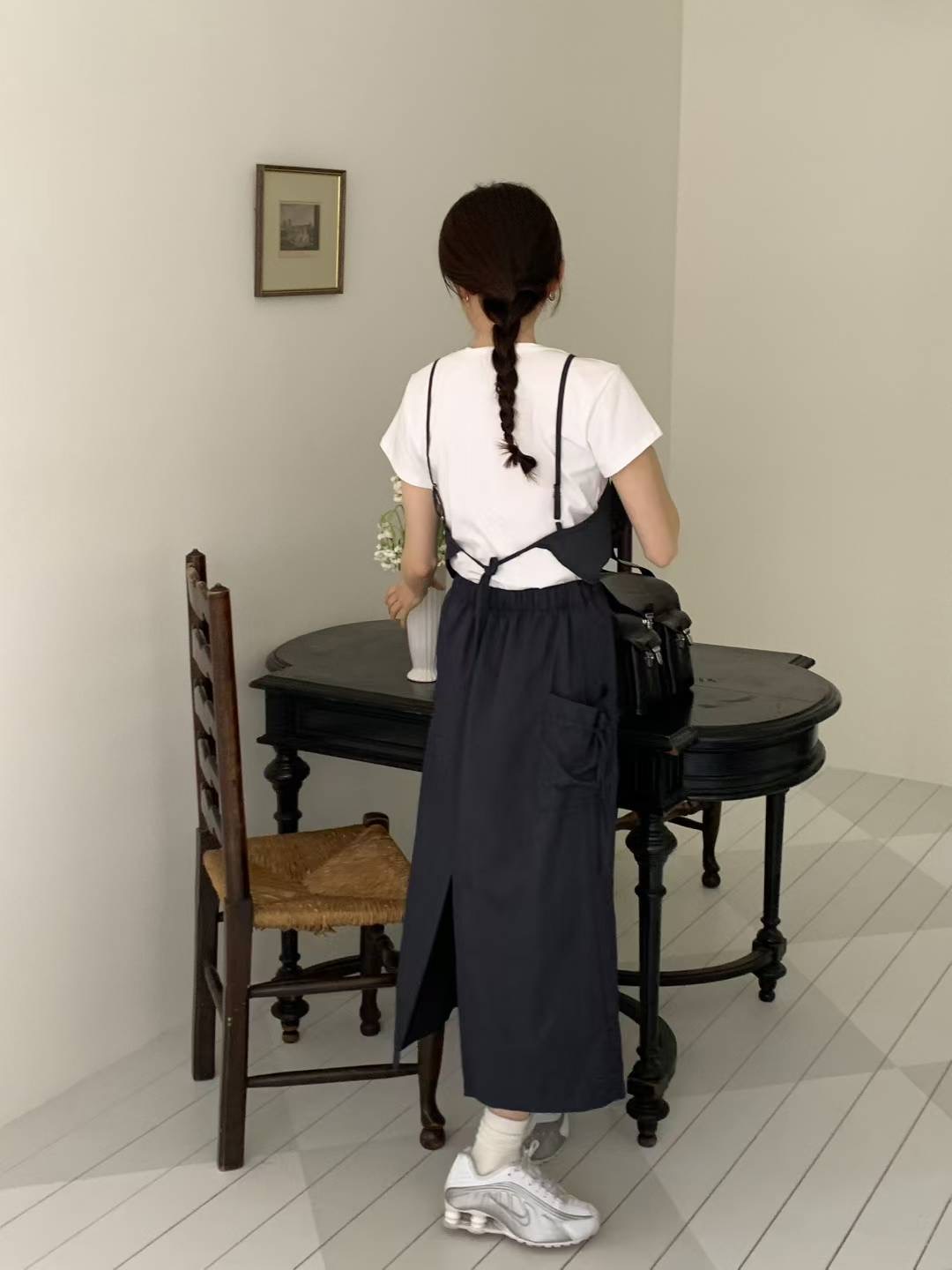 CALLMYNAME東大門㊣代購女士新品25春夏職業真品休閑時尚長裙Call my name長裙