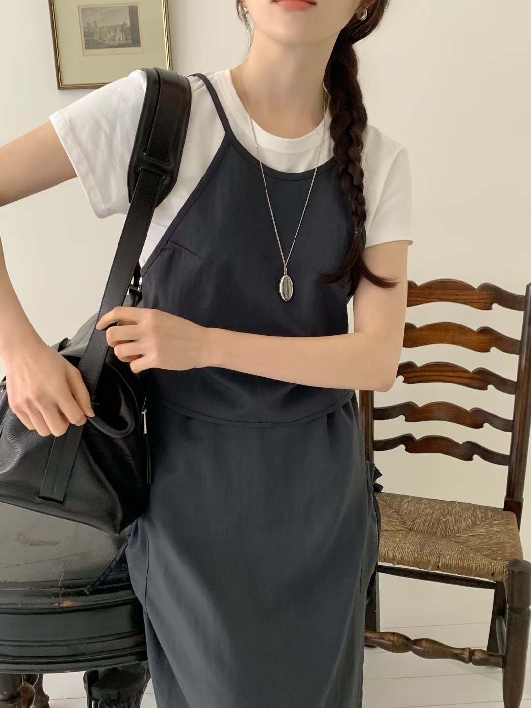 CALLMYNAME東大門㊣實拍女裝新品真品推薦熱賣職業25春夏T恤Call my nameT恤圖色2