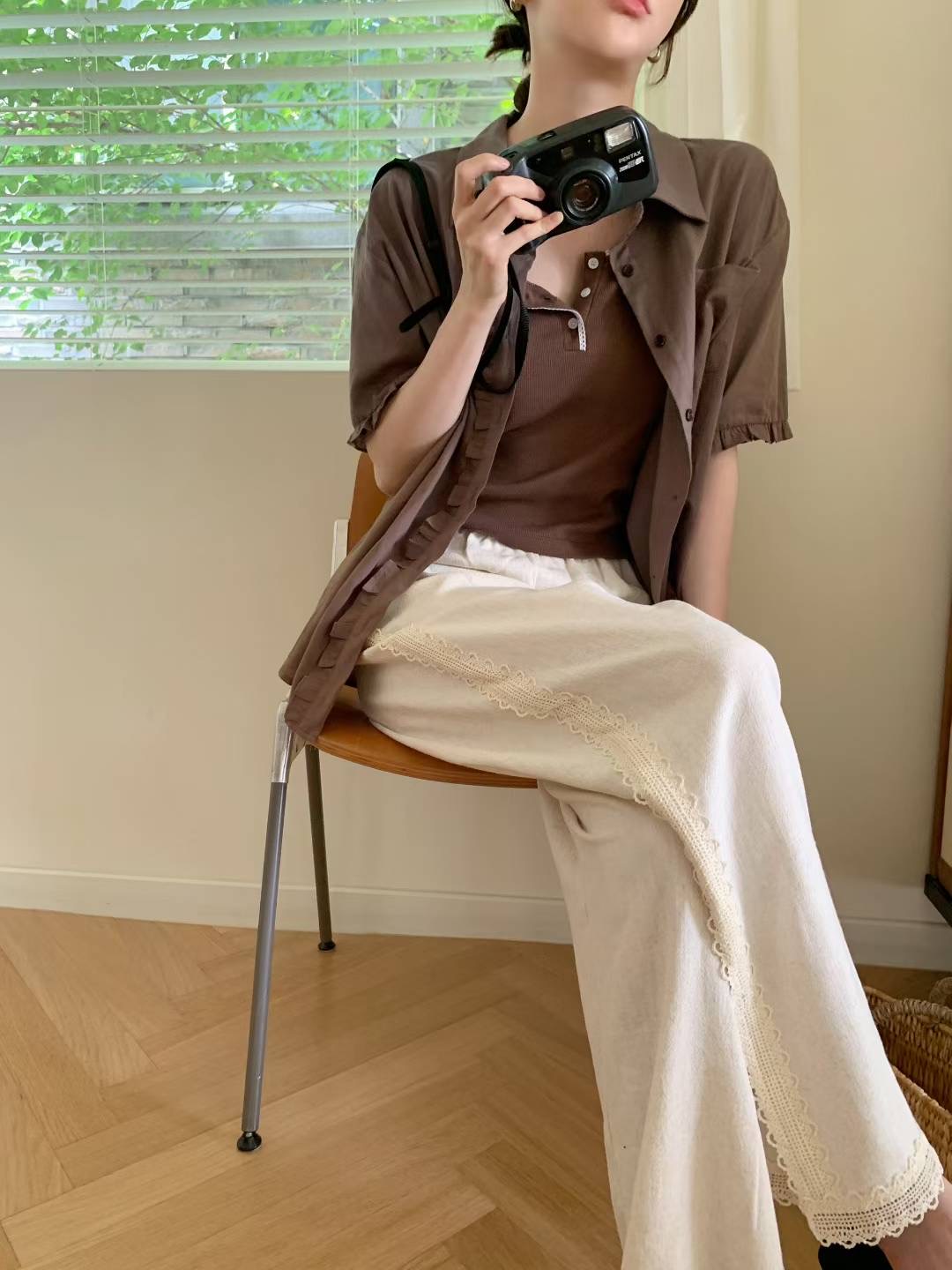 CALLMYNAME東大門㊣直郵女裝新款時尚人氣休閑真品職業休閑褲Call my name休閑褲