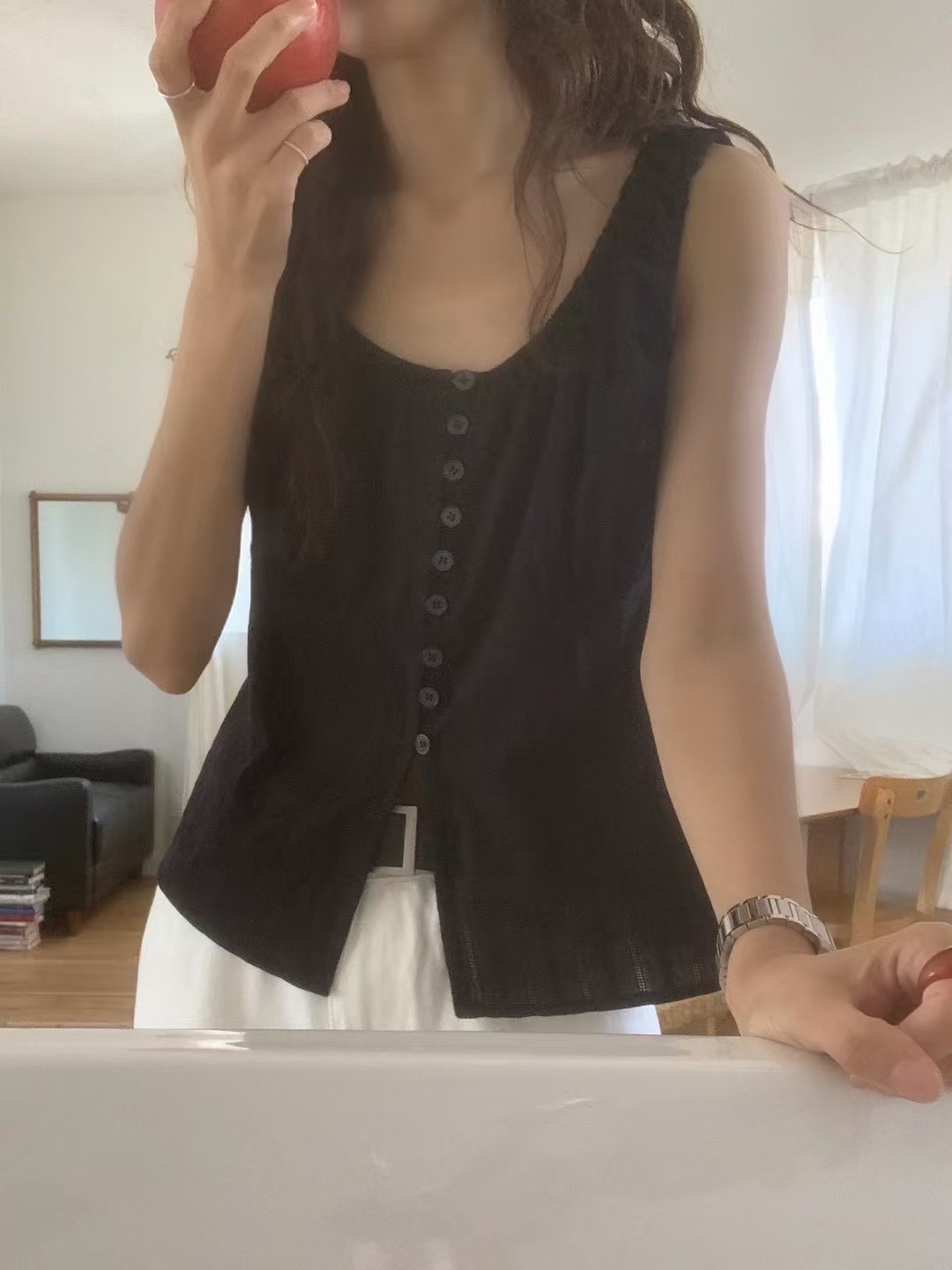 BEAGLE東大門㊣直郵女士新款休閑推薦人氣職業熱賣吊帶背心BEAGLE吊帶/背心圖色2