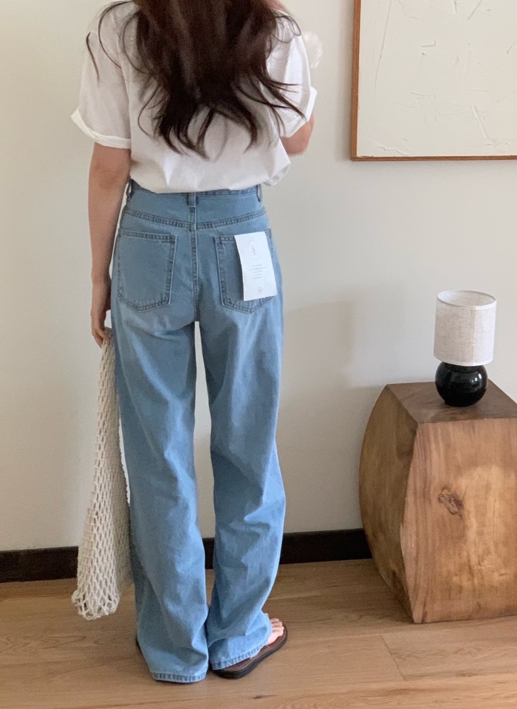 SELECT東大門㊣代購女士新品熱賣休閑真品推薦人氣時尚牛仔褲E.L.E/ASHER牛仔褲