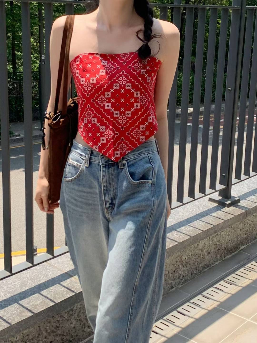 CALLMYNAME東大門㊣實拍女裝新款熱賣25春夏真品人氣吊帶背心Call my name吊帶/背心圖色1