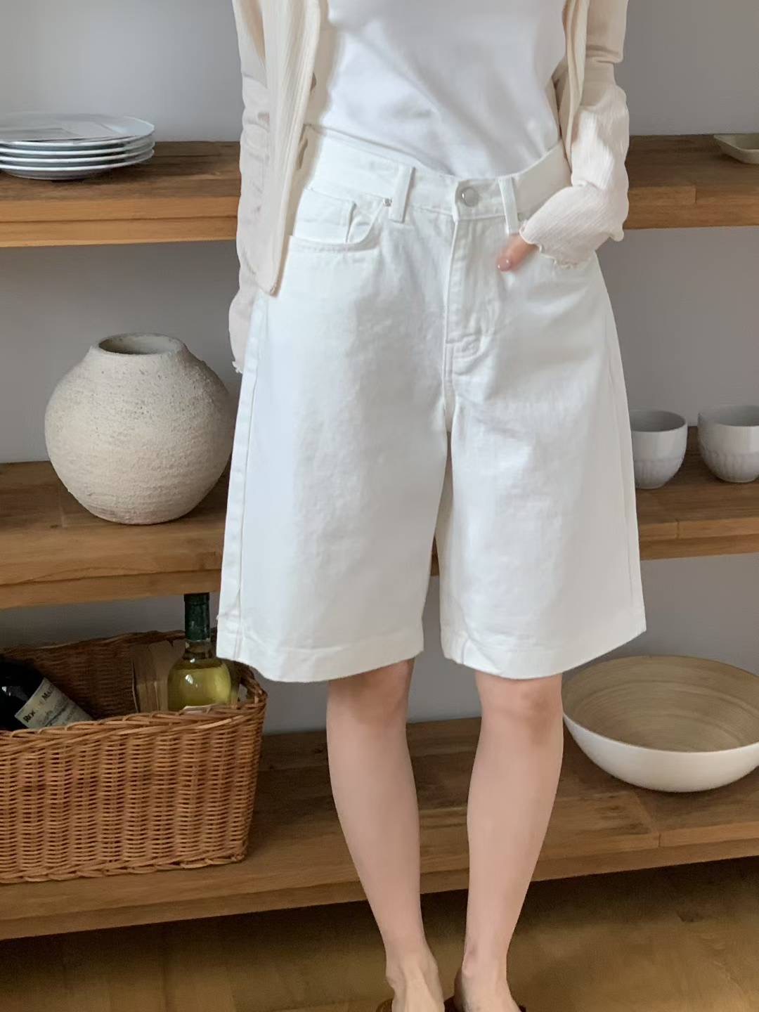 SELECT東大門㊣實拍女裝新品推薦人氣25春夏職業熱賣真品短褲E.L.E/ASHER短褲