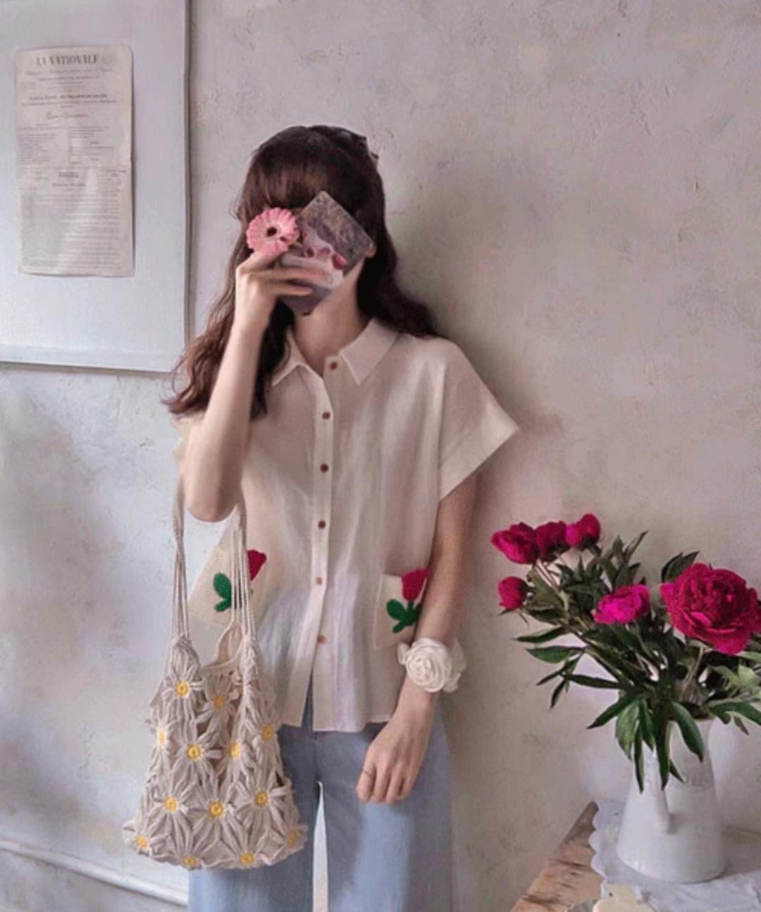 SECOND DRESS-세컨드레스-OT東大門㊣直郵女士新品25春夏襯衫蕾絲衫SECOND DRESS襯衫/蕾絲衫