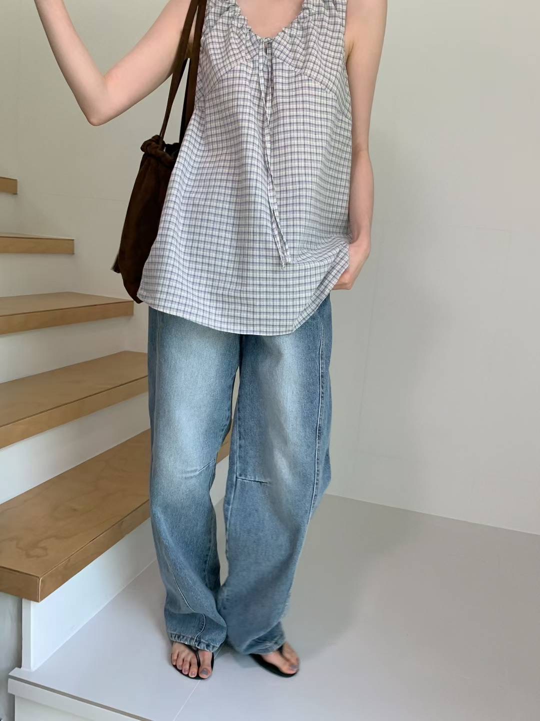 CALLMYNAME東大門㊣代購女裝新品25春夏人氣熱賣職業吊帶背心Call my name吊帶/背心