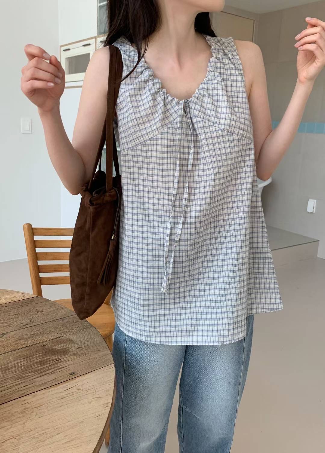 CALLMYNAME東大門㊣代購女裝新品25春夏人氣熱賣職業吊帶背心Call my name吊帶/背心圖色2