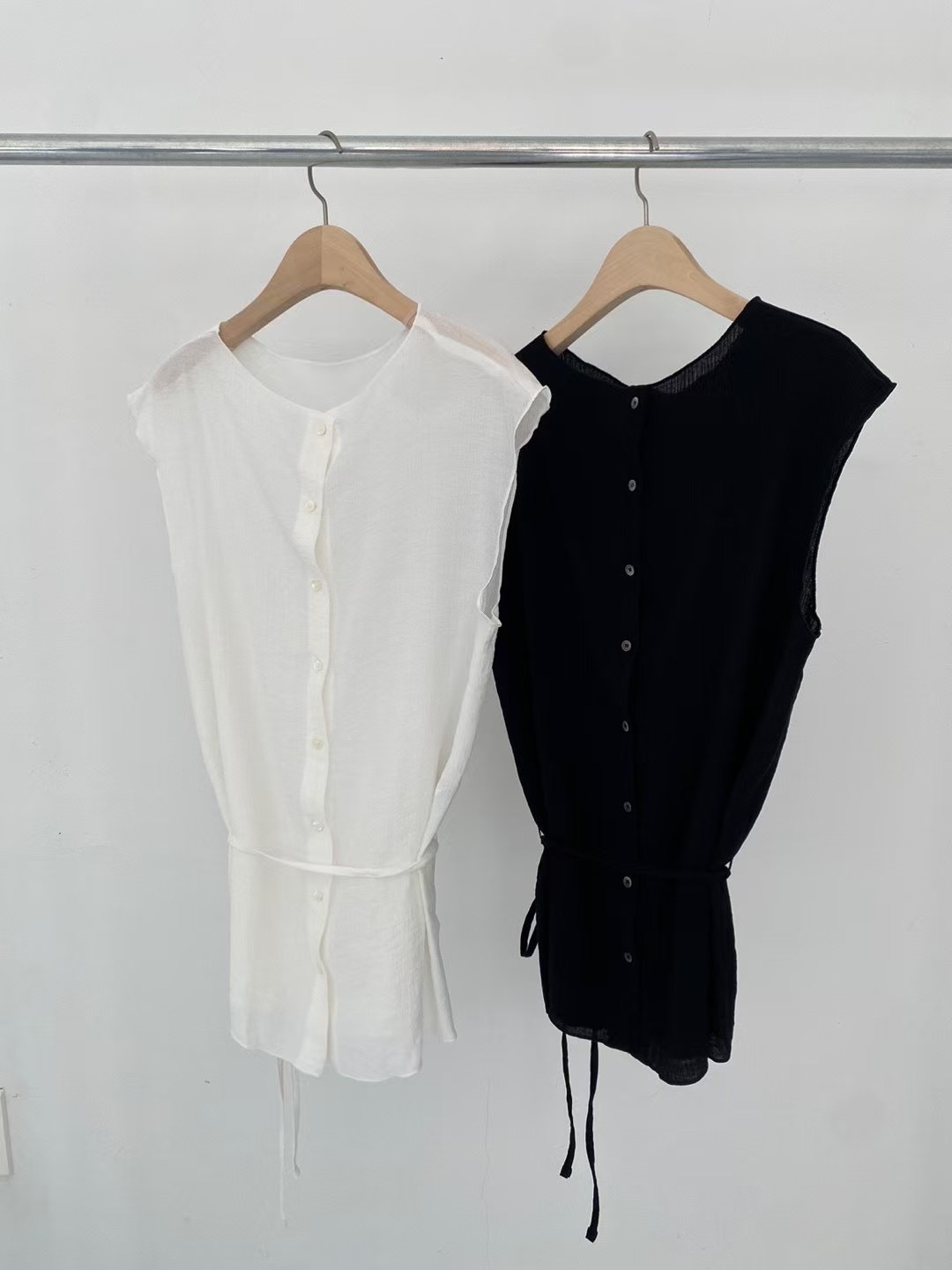 CLOSER東大門㊣代購女裝新品25春夏時尚休閑推薦吊帶背心褶皺CLOSER吊帶/背心