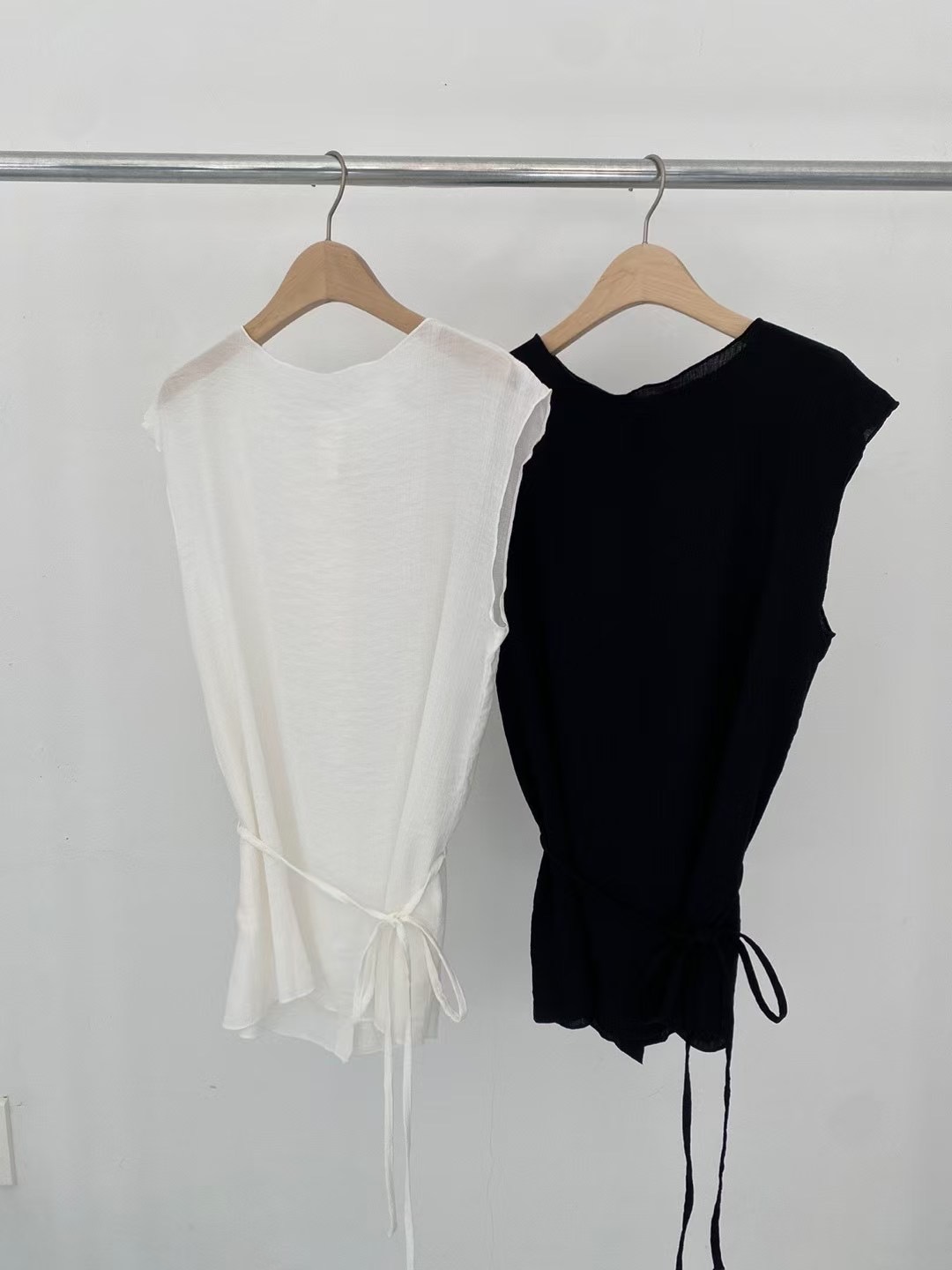 CLOSER東大門㊣代購女裝新品25春夏時尚休閑推薦吊帶背心褶皺CLOSER吊帶/背心