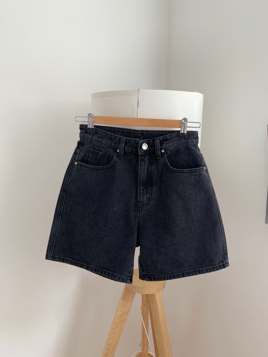 SELECT東大門㊣實拍女裝新品25春夏休閑職業真品推薦熱賣短褲E.L.E/ASHER短褲圖色1