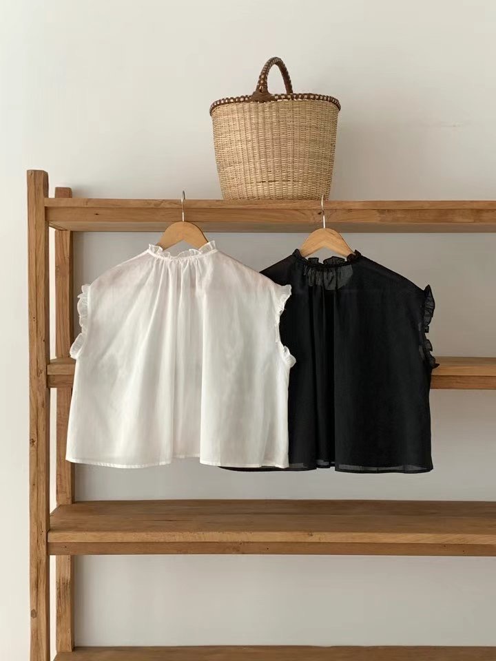 SECOND DRESS-세컨드레스-OT韓國直郵㊣女裝新品推薦襯衫蕾絲衫SECOND DRESS襯衫/蕾絲衫