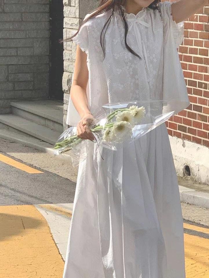 SECOND DRESS-세컨드레스-OT韓國直郵㊣女裝新品推薦襯衫蕾絲衫SECOND DRESS襯衫/蕾絲衫