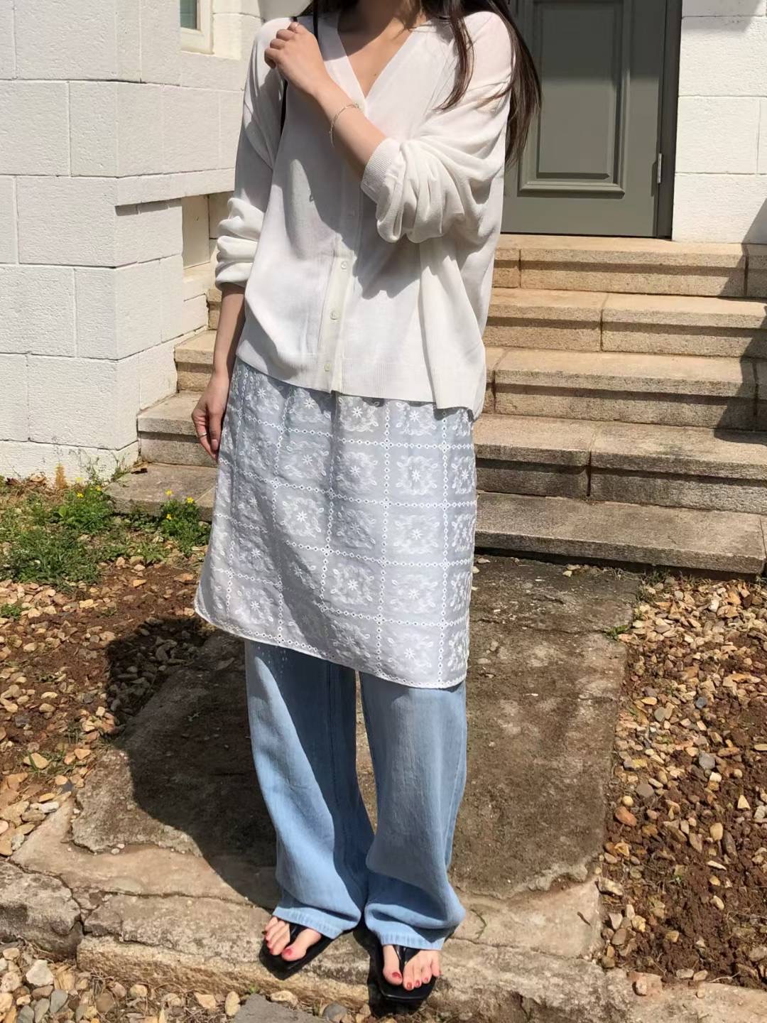 CLOSER韓國直郵㊣女裝新款真品休閑時尚人氣職業半身裙中短裙CLOSER半身裙/中短裙