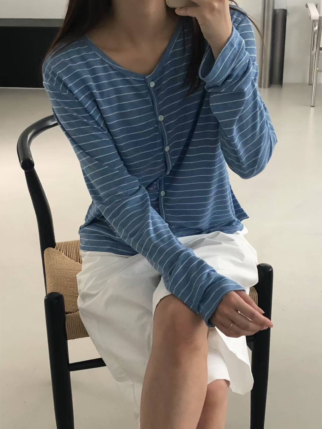 CLOSER韓國直郵㊣女士新品人氣職業熱賣休閑真品25春夏針織衫CLOSER針織衫
