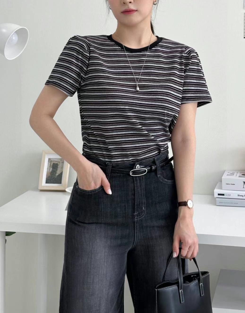 SECOND DRESS-세컨드레스-OT韓國代購㊣女裝新款職業T恤SECOND DRESST恤圖色2