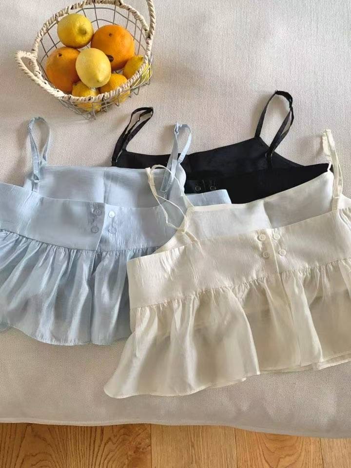 SECOND DRESS-세컨드레스-OT韓國直郵㊣女裝新款熱賣吊帶背心不含內搭SECOND DRESS吊帶/背心
