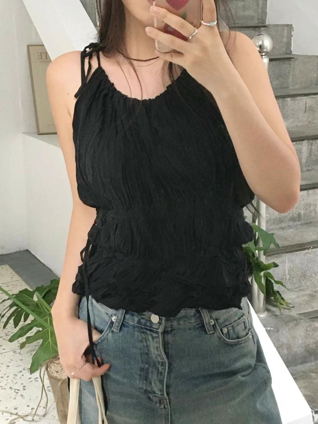 ANDYWARHOL東大門㊣代購女士新款推薦職業真品時尚吊帶背心ANDYWARHOL吊帶/背心圖色2
