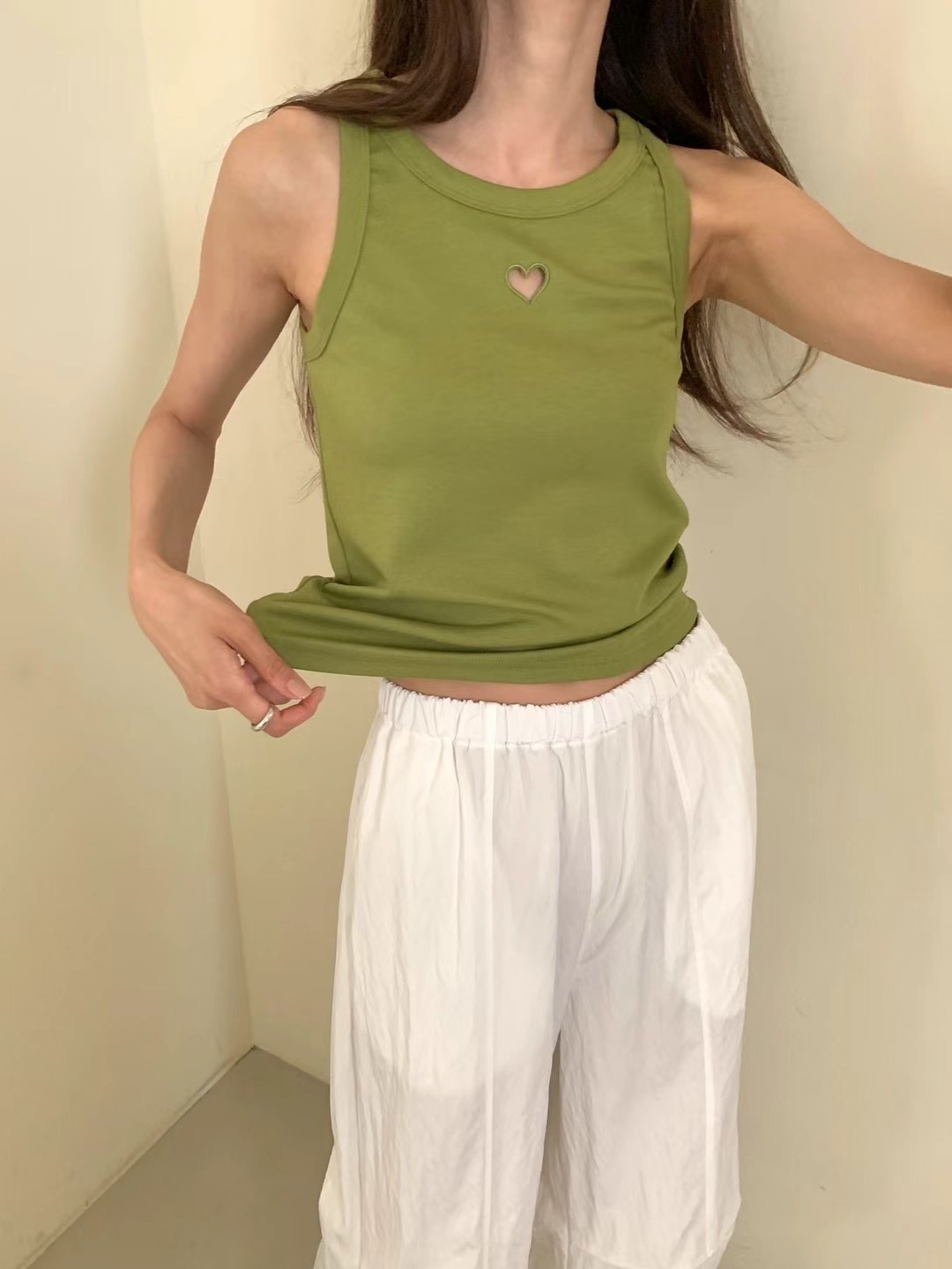 WANDERLUST東大門㊣直郵女裝新品職業推薦時尚休閑吊帶背心WANDERLUST吊帶/背心