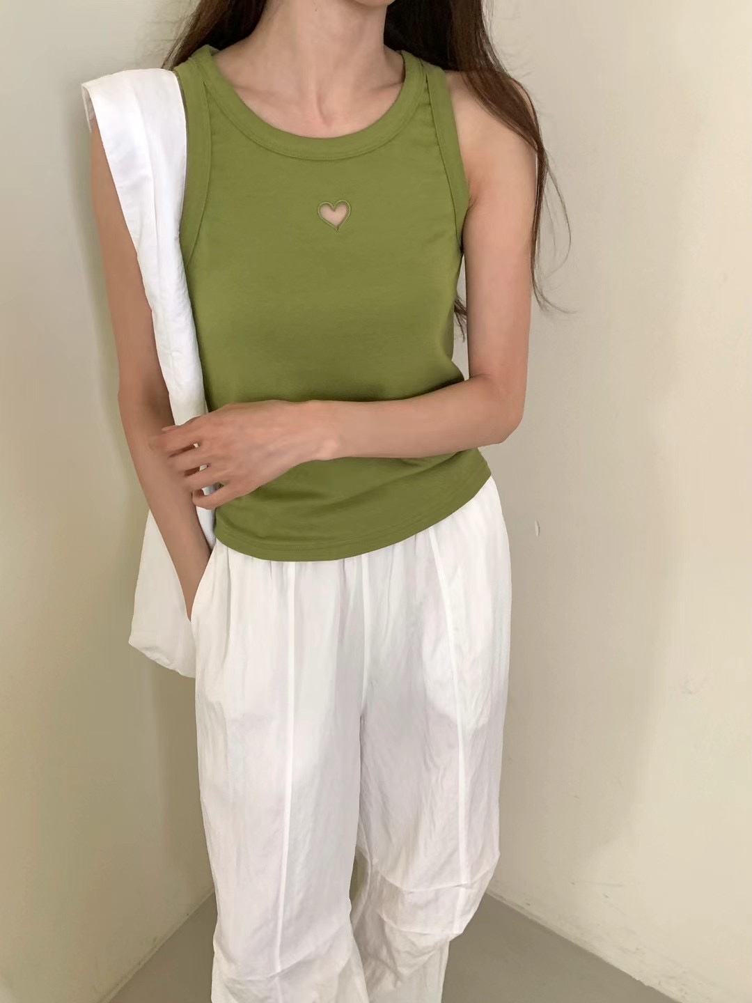 WANDERLUST東大門㊣直郵女裝新品職業推薦時尚休閑吊帶背心WANDERLUST吊帶/背心