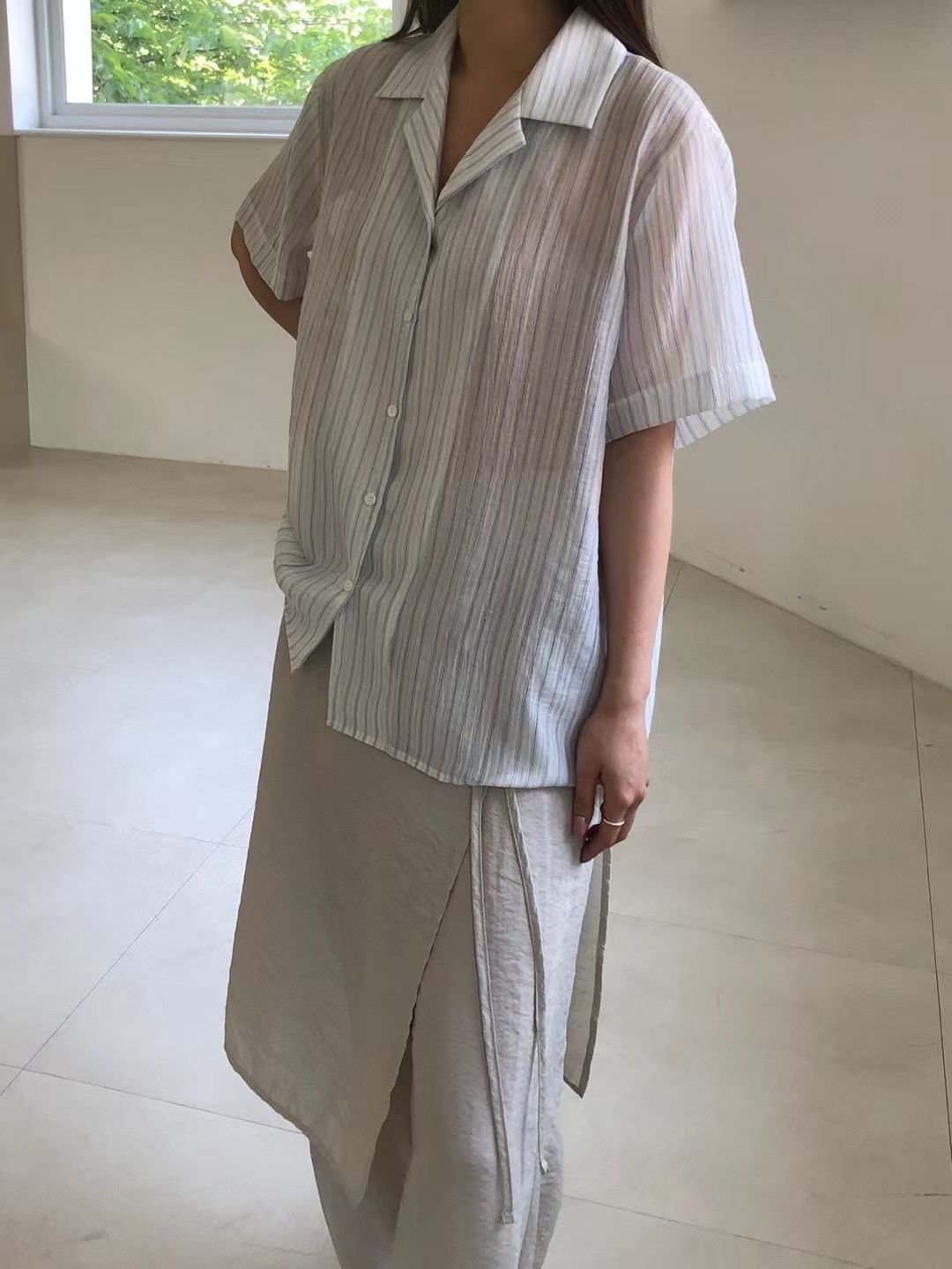 CLOSER東大門㊣實拍女士新品真品時尚人氣推薦25春夏襯衫蕾絲衫CLOSER襯衫/蕾絲衫