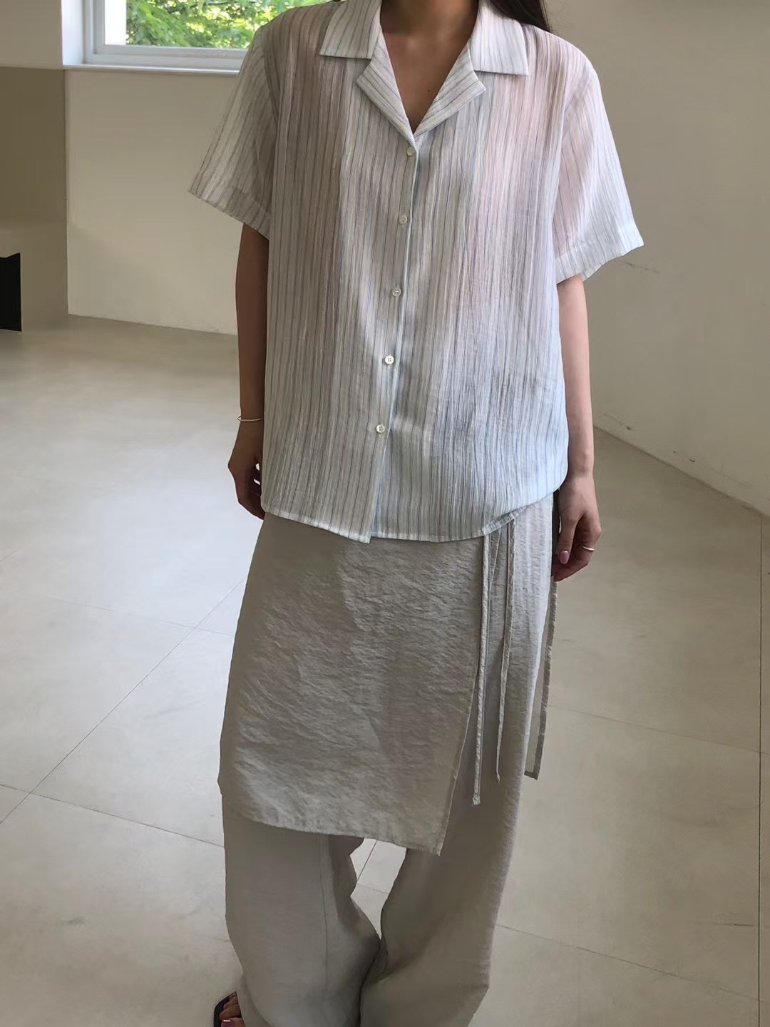 CLOSER東大門㊣實拍女士新品真品時尚人氣推薦25春夏襯衫蕾絲衫CLOSER襯衫/蕾絲衫